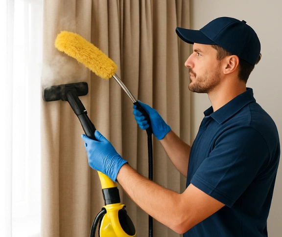 Trusted curtain steam cleaning technician Matty Curtain Cleaning ashwood-vic QLD
