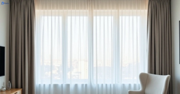 Freshly steam cleaned curtains in ashwood-vic QLD